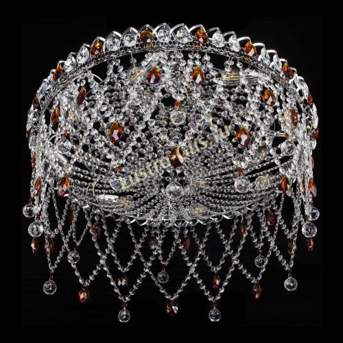 Люстра Паутинка чайная в Новосибирске Гусь Хрустальный