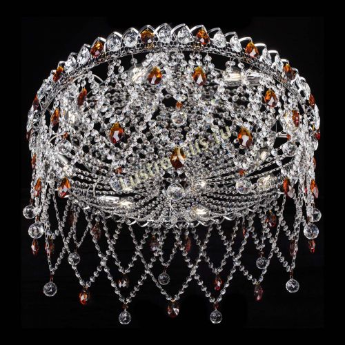 Люстра Паутинка чайная в Новосибирске Гусь Хрустальный