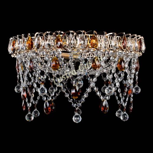 Люстра Паутинка чайная в Новосибирске Гусь Хрустальный