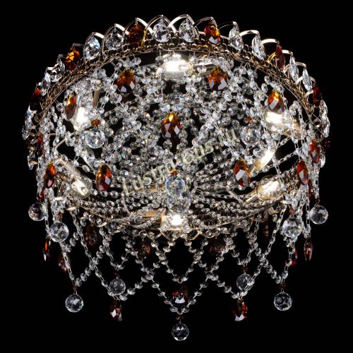 Люстра Паутинка чайная в Новосибирске Гусь Хрустальный