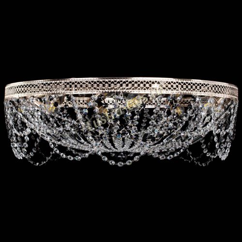 Люстра Венеция Ажур черная в Новосибирске Гусь Хрустальный