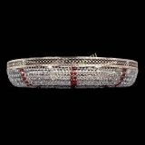 Люстра Венеция Кольцо №8 красное в Новосибирске Люстра Венеция Кольцо №8 красное в Новосибирске