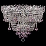 Люстра Водопад Софья розовая в Новосибирске