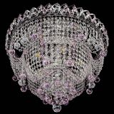 Люстра Водопад Софья розовая в Новосибирске