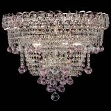 Люстра Водопад Софья розовая в Новосибирске