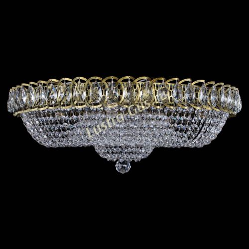 Люстра Водоворот Купол под бронзу в Новосибирске Гусь Хрустальный