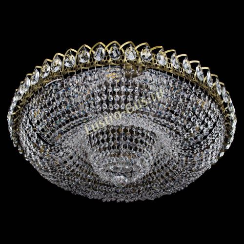 Люстра Водоворот Купол под бронзу в Новосибирске Гусь Хрустальный