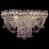 Люстра Водоворот Ольга шар розовая в Новосибирске