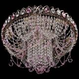 Люстра Водоворот Ольга шар розовая в Новосибирске