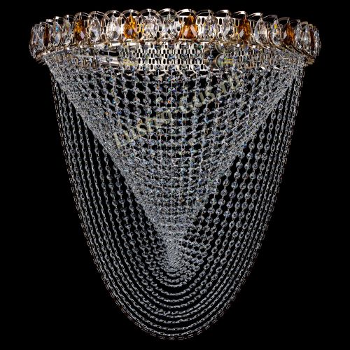 Люстра ﻿Жасмин Веер чайный в Новосибирске Гусь Хрустальный