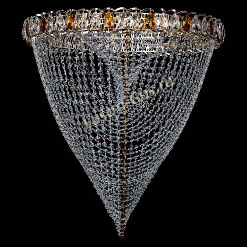 Люстра ﻿Жасмин Веер чайный в Новосибирске Гусь Хрустальный