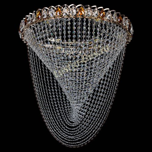 Люстра ﻿Жасмин Веер чайный в Новосибирске Гусь Хрустальный