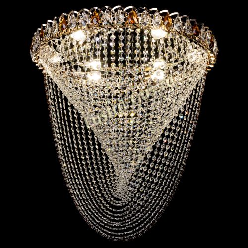 Люстра ﻿Жасмин Веер чайный в Новосибирске Гусь Хрустальный