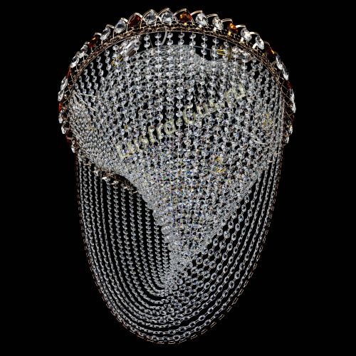 Люстра ﻿Жасмин Веер чайный в Новосибирске Гусь Хрустальный