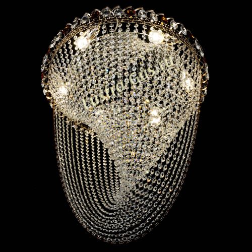 Люстра ﻿Жасмин Веер чайный в Новосибирске Гусь Хрустальный