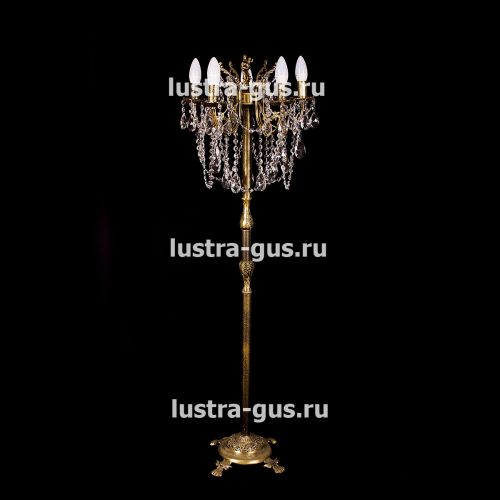 Торшер Изабелла 5 ламп в Новосибирске Гусь Хрустальный
